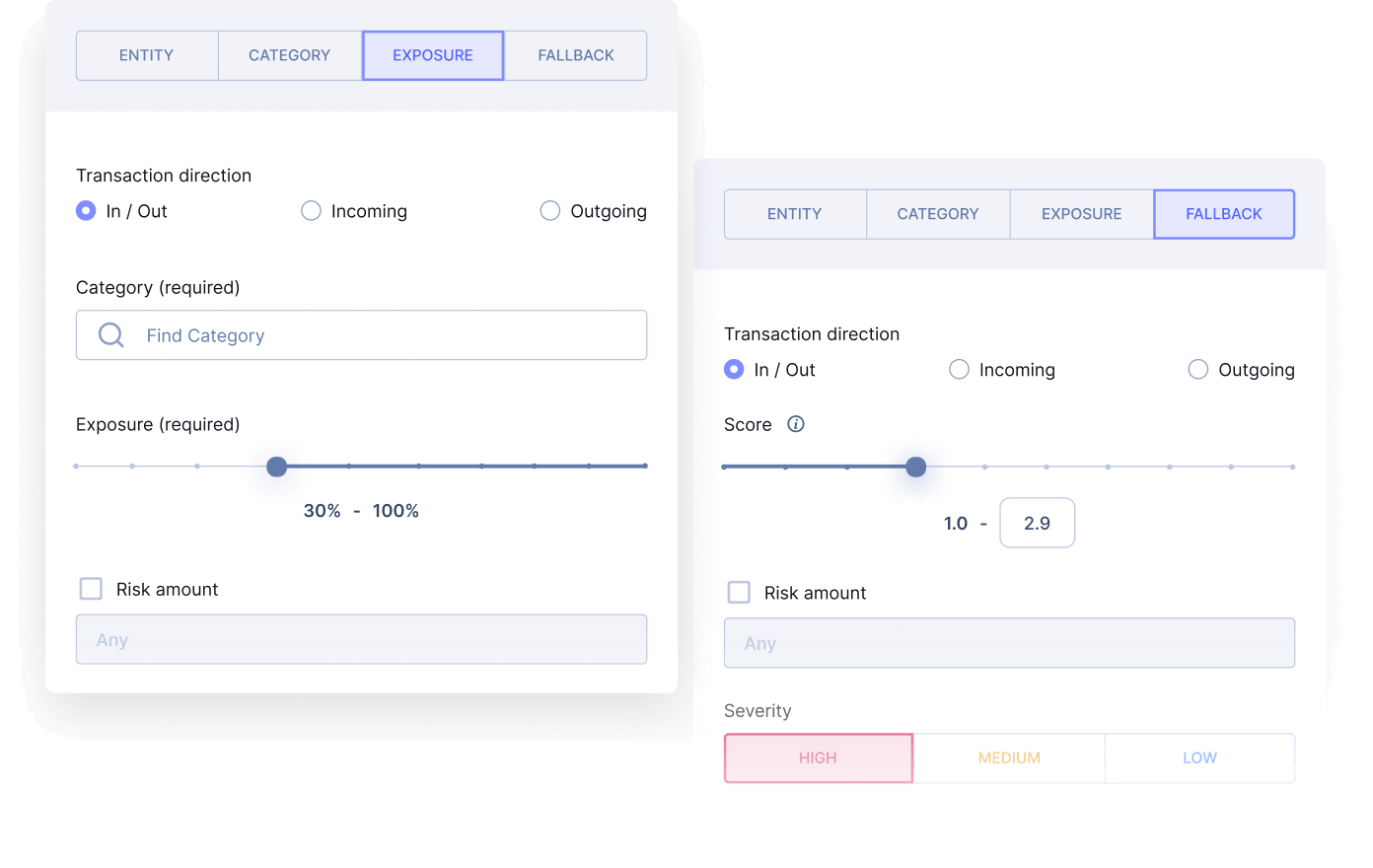 Customised compliance rules with no code